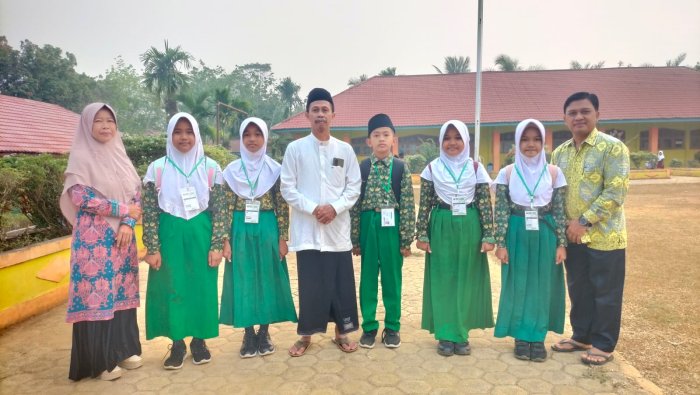 Kepala MIN 1 Tebo Dukung Siswa Pada Pelaksanaan Olimpiade Madrasah Indonesia Tahun 2026