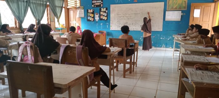 Siswa Kelas Tinggi MIN 1 Tebo Antusias Laksanakan KBM Bersama Dewan Guru