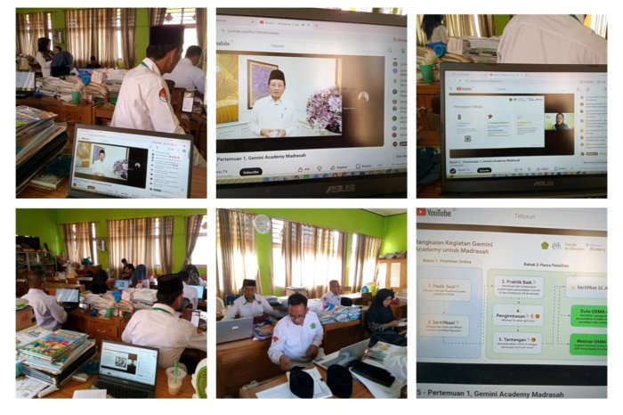 Sejumlah Dewan Guru MIN 1 Tebo Ikuti Pelatihan Gemini Academy Batch 5 di Madrasah