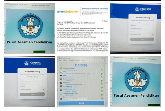 Dewan Guru MIN 1 Tebo Cek Kesiapan Laptop Siap Sukseskan Pelaksanaan  TKA Tahun 2026
