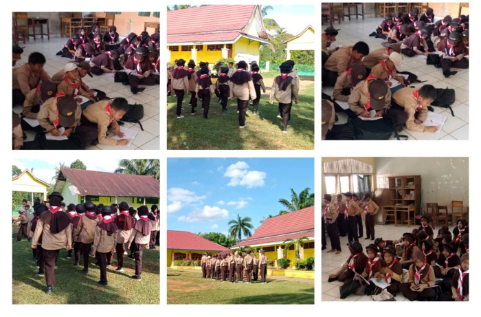 MIN 1 Tebo Kembangkan Disiplin Siswa Lewat Pelaksanaan Ektrakurikuler Pramuka Setiap Jumat