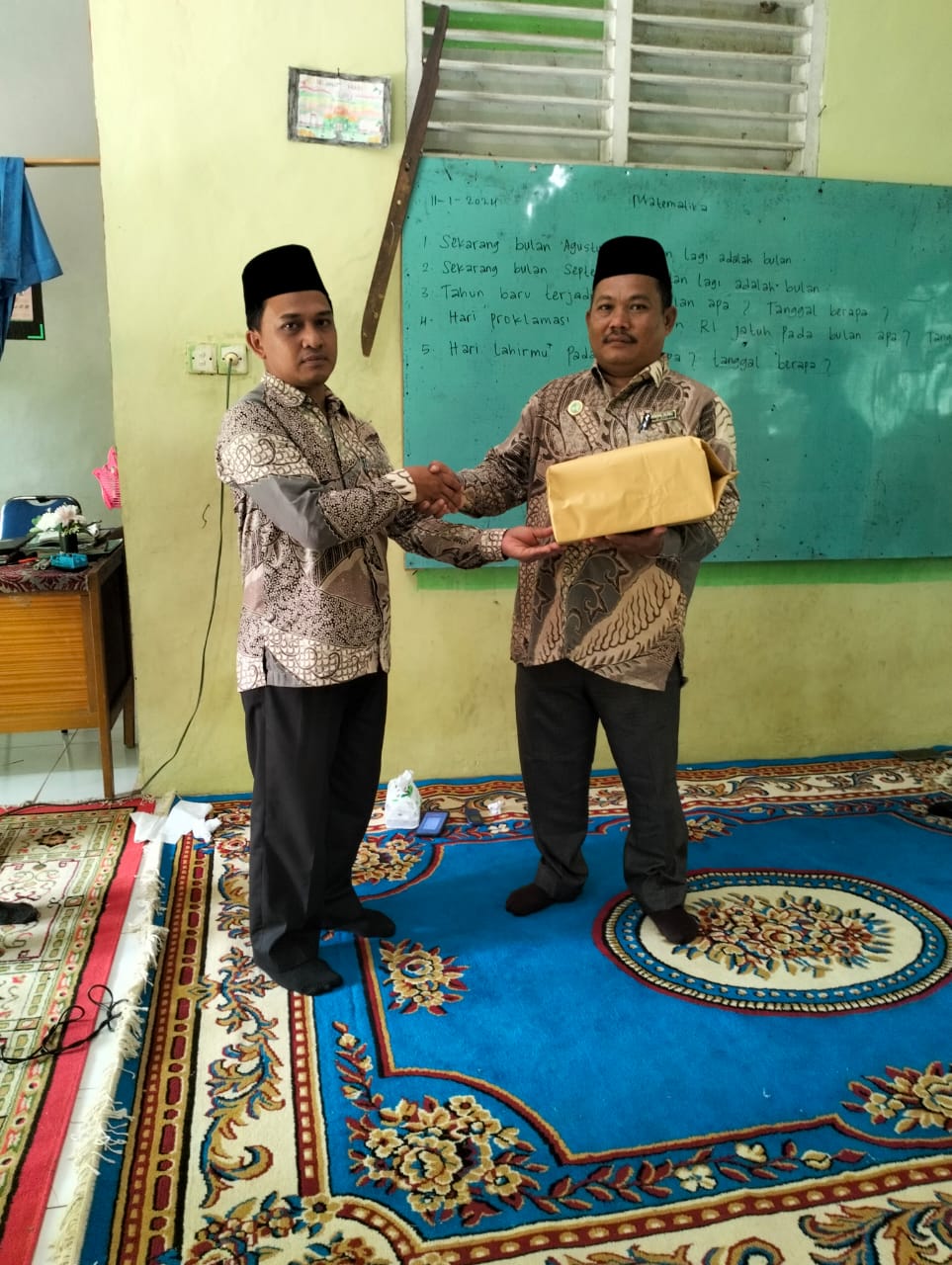 MIN 1 Tebo Serah Terima Jabatan Kepala Madrasah