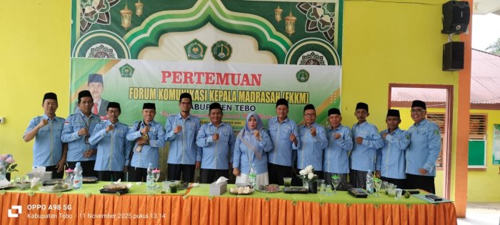 Kepala MIN 1 Tebo Hadiri Pertemukan Penting  Forum Komunikasi Kepala Madrasah (FKKM)