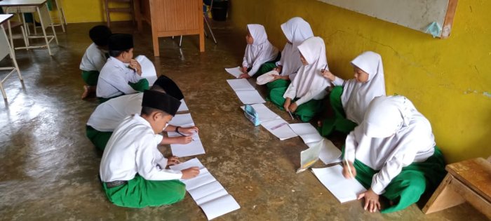 Siswa MIN 1 Tebo Gelar Belajar Bersama Terapkan Cinta Ilmu di Madrasah