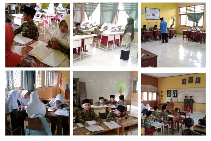 Siswa MIN 1 Tebo Aktif Tunjukkan Aktivitas Pembelajaran di Ruang Kelas Bersama Dewan Guru