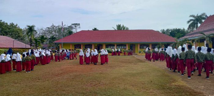 Siswa MIN 1 Tebo Rutin Gelar Pembiasaan LKBB  Tingkatkan Disiplin Siswa
