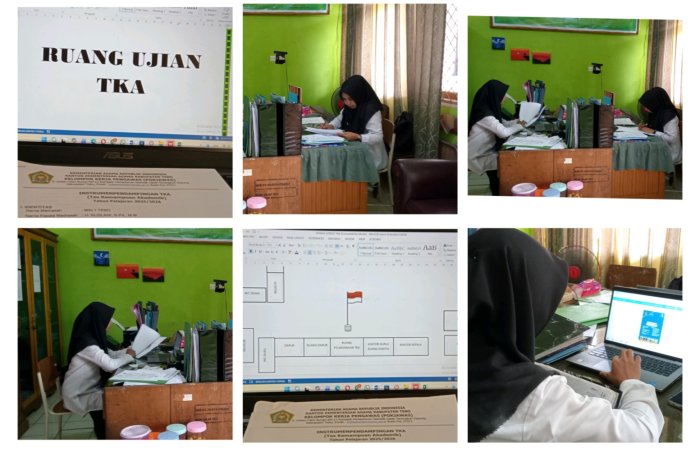 Staf TU MIN 1 Tebo Lengkapi Instrumen TKA Dukung Kelancaran Ujian Di Lingkungan Madrasah