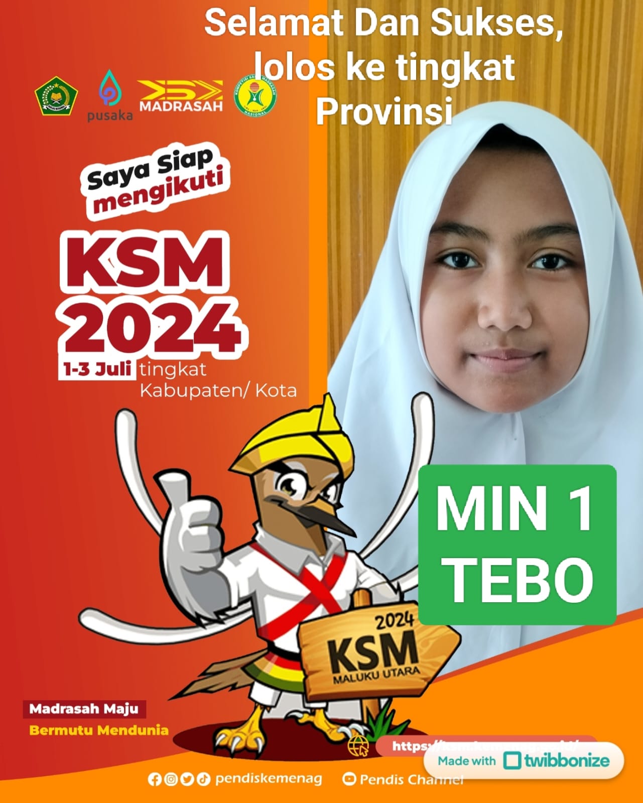 Hasil Tidak Menghianati Usaha, Lima Siswa MIN 1 Tebo Berhasil Boyong 3 Peringkat Terbaik KSM 2024