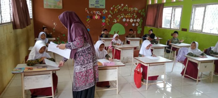 Siswa Kelas Rendah MIN 1 Tebo Tunjukkan Semangat Tinggi Ikuti Pelaksanaan SAS Hari Ketiga
