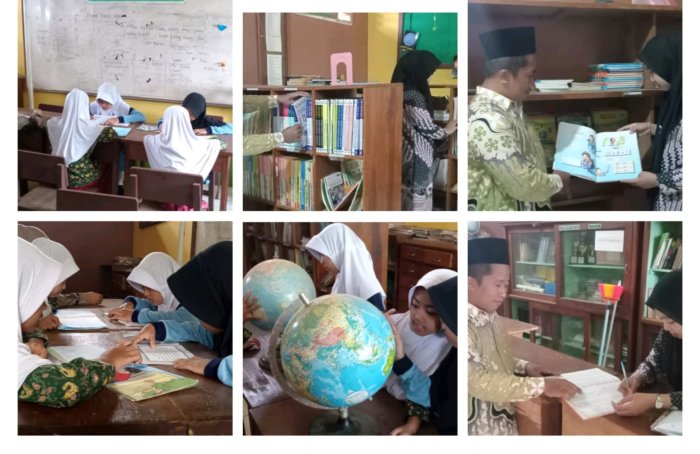 Siswa MIN 1 Tebo Tingkatkan Literasi Lewat Kunjungan Perpustakaan di Madrasah