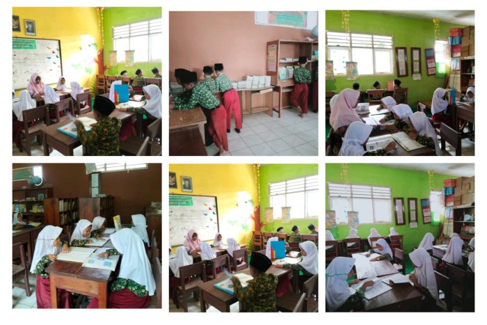 Siswa MIN 1 Tebo Manfaat Waktu Istirahat Adakan Kegiatan Kunjungan Pustaka Perkuat Literasi Membaca