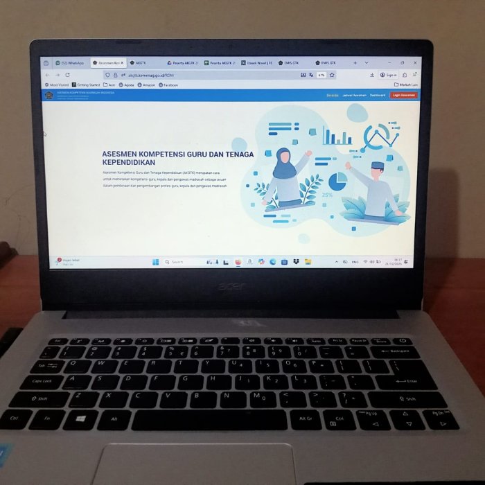 Dewan Guru MIN 1 Tebo Ikuti Simulasi AKGTK Jadi Penentu Pemetaan Mutu Guru di Madrasah