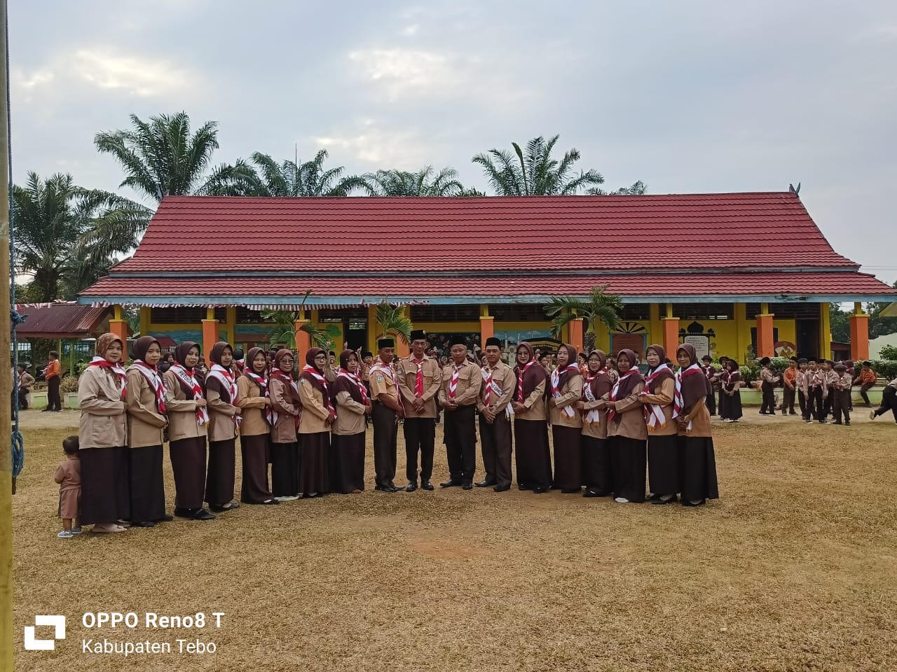 Semangat...MIN 1 Tebo Mengadakan Upacara HUT Pramuka Ke-63 Tahun 
