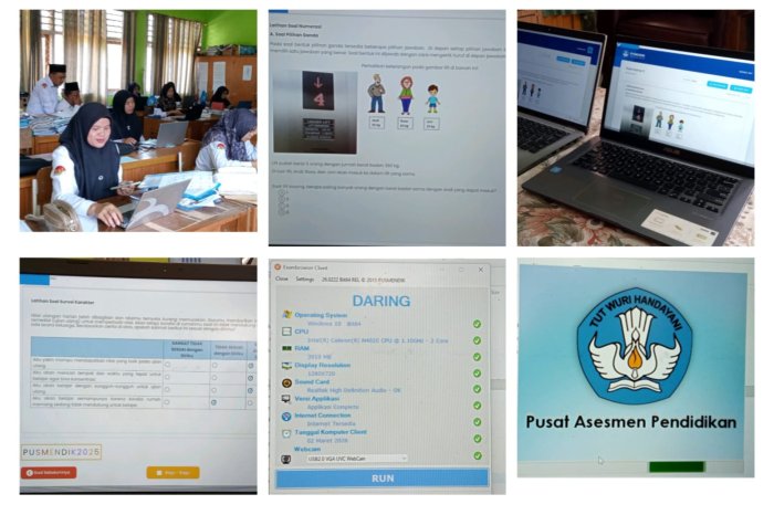 Dewan Guru MIN 1 Tebo Adakan Pengecekan Laptop Untuk Simulasi TKA Tahun 2026