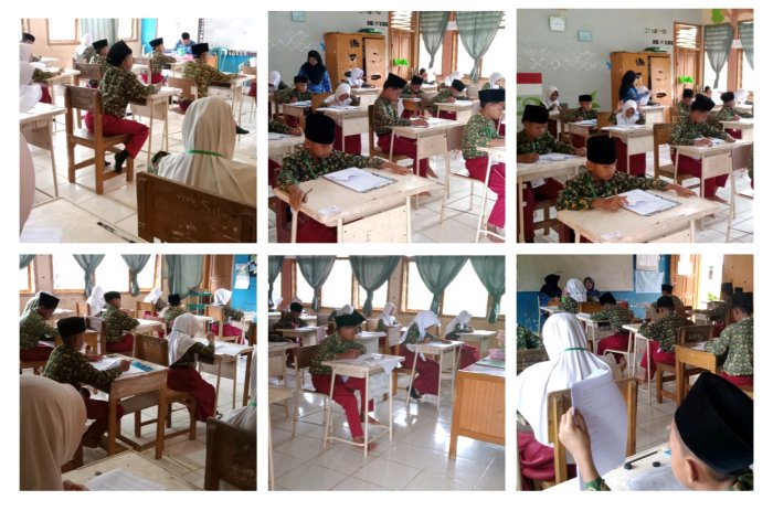 Seluruh Siswa Kelas VI MIN 1 Tebo Antusias Laksanakan Ujian Madrasah (UM) Pada Hari Keempat