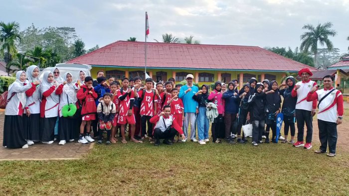 Peserta Olahraga Siswa Madrasah (OSM) MIN 1 Tebo Ikuti Perlombaan Dengan Penuh Semangat