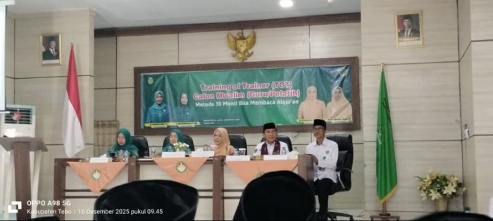 Kepala MIN 1 Tebo Hadiri Kegiatan Sosialisasi 30 Menit Bisa Membaca Al-Quran