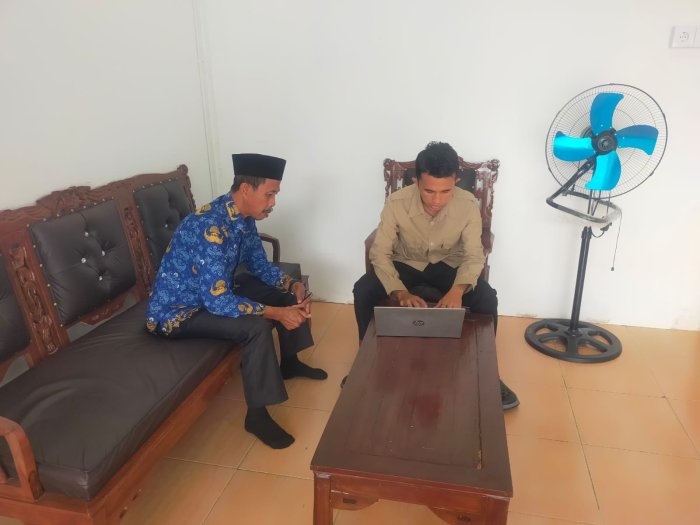 Kepala MIN 1 Tebo Kunjungi Kantor SPPG Desa Wana Reja Bahas Program Makan Bergizi Gratis