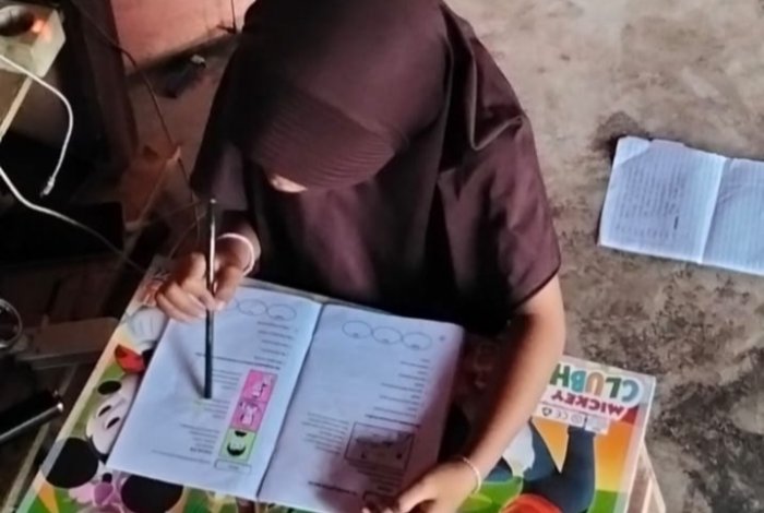 Siswa MIN 1 Tebo Manfaatkan Libur Semester Genap Untuk Kegiatan Belajar Mandiri di Rumah