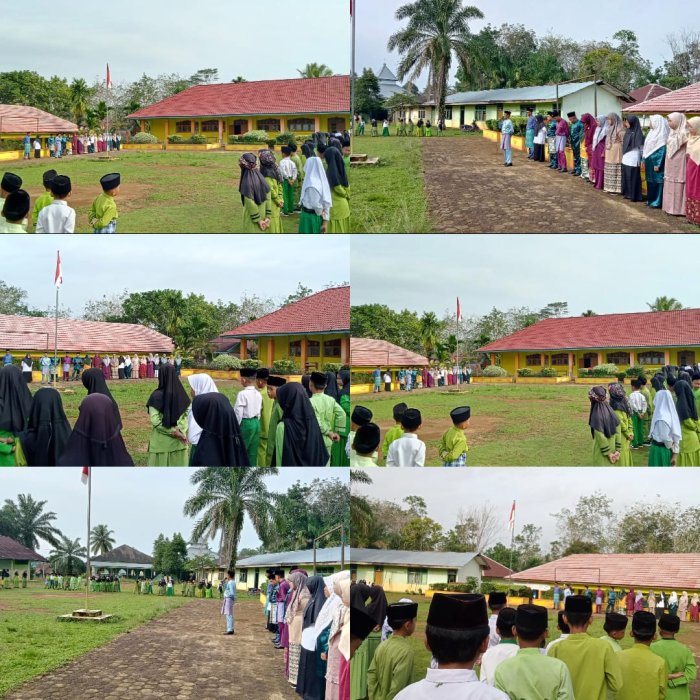 Kepala MIN 1 Tebo Gelar Pembinaan Pagi Ceria Pada Awal Semester Genap Tahun 2026