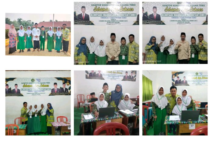 Enam Siswa Terbaik MIN 1 Tebo Ikuti Ajang Olimpiade Madrasah Indonesia Tingkat Kabupaten Tahun 2026 Enam Siswa Terbaik MIN 1 Tebo Ikuti Ajang Olimpiade Madrasah Indonesia Tingkat Kabupaten Tahun 2026