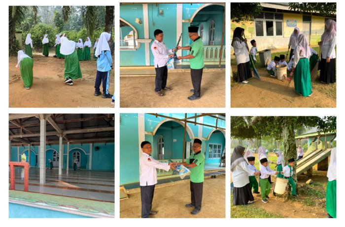 Keluarga Besar MIN 1 Tebo Gelar Gotong Royong dan Donasikan Alat Kebersihan Untuk Masjid Keluarga Besar MIN 1 Tebo Gelar Gotong Royong dan Donasikan Alat Kebersihan Untuk Masjid