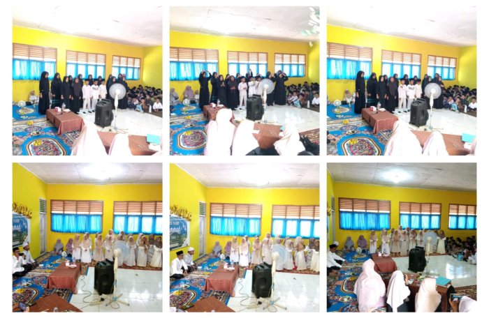 Siswa MIN 1 Tebo Berikan Penampilan Memukau Pada Pelaksanaan Pengajian Maulid Nabi Muhammad SAW 1448 H Siswa MIN 1 Tebo Berikan Penampilan Memukau Pada Pelaksanaan Pengajian Maulid Nabi Muhammad SAW 1448 H